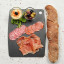 Jade Black Gourmet Kitchen Cutting Board - 30cm x 22cm 