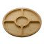 Farberware Build-a-Board Bamboo Divided Round Serving Board