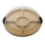 Farberware Build-a-Board Bamboo Divided Round Serving Board