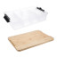 Farberware SnackleBox 7-Compartment Bamboo Box & Board