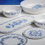 Abode Azul Melamine Serving Platter, 45cm
