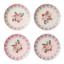 Cath Kidston Raspberry Melamine Side Plates, Set of 4