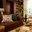 Humble & Mash Linen Spicy Leaf Table Lamp