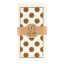 Tavola Brown Polka Dot Slim Biodegradable Paper Napkins, Pack of 24