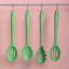 KitchenCraft Silicone Spoon, Non-Stick Safe and Heat-Resistant, 27cm