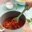 KitchenCraft Silicone Slotted Mixing Spoon, Non-Stick Safe and Heat-Resistant, 27.5cm