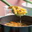 KitchenCraft Silicone Slotted Spoon, Non-Stick Safe and Heat-Resistant, 27cm
