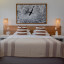 Aranda Protea Dunes Throw, 200cm x 240cm - Beige/Nutmeg