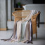 Aranda Protea Pinstripe Sunset Throw, 150cm x 200cm - Cocoa/Coffee