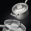 Wolstead Pro Steel Triply Stainless Steel Saucepan Set, 3-Piece