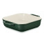 Le Creuset Foret Coupe Square Stoneware Dish, 23cm