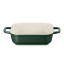 Le Creuset Foret Coupe Square Stoneware Dish, 23cm