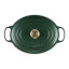 Le Creuset Foret Signature Oval Cast Iron Casserole, 31cm