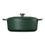 Le Creuset Foret Signature Oval Cast Iron Casserole, 31cm