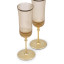 Fieldbar Sun Flute Glasses, Set of 4