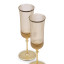 Fieldbar Sun Flute Glasses, Set of 4