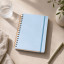 Vacavaliente Studio A5 Ruled Wire Notebook - Baby Blue