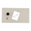 Vacavaliente Rectangular Desk Mat - Sandshell