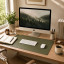 Vacavaliente Rectangular Desk Mat - Olive