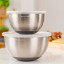 KitchenAid Stainless Steel Mixing Bowls with Lids, Set of 2