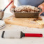 KitchenAid Classic Medium Etched Grater - Silver & Red