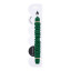 CandleHand Merry Christmas 3D Taper Candle - Green