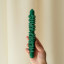 CandleHand Merry Christmas 3D Taper Candle - Green