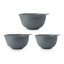 KitchenAid Nesting Mixing Bowls, Set of 3 - Charcoal Grey