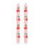Talking Tables Colour Pop Candles, Set of 2 - Cherry