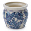 Thread Office Blue New England Ceramic Planter, 15cm