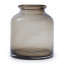 Thread Office Smoke Rolled Glass Vase
