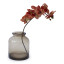 Thread Office Smoke Rolled Glass Vase