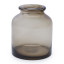 Thread Office Smoke Rolled Glass Vase