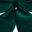 Humble & Mash Large Green Plush Fabric Decorative Bow close up