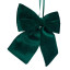 Humble & Mash Large Green Plush Fabric Decorative Bow side view