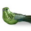 Humble & Mash Green Feather Bird Clips, Set Of 4 close up