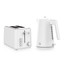 Swan Wave Kettle and 2-Slice Toaster Set - White
