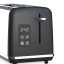 Swan Digital Black Kettle and 2-Slice Toaster Set