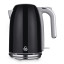 Swan Retro Glossy Kettle and 2-Slice Toaster Set - Glossy Black