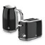 Swan Retro Glossy Kettle and 2-Slice Toaster Set - Glossy Black