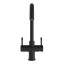 BIBO Under-Counter Chilled Water Module With Rock Faucet - Black Arc 4-in-1 Faucet