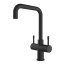 BIBO Under-Counter Chilled Water Module With Rock Faucet - Black Cube 4-in-1 Faucet 