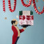 1701 Red Macadamia Nougat Filled Cracker - 60g