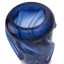 Thread Office Blue Wave Glass Vase