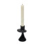 Humble & Mash Short Aluminium Black Disk Dinner Candle Holder