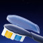 Soocas Replacement MultiClean Ultra Brush Heads For NEOS II & NEOS II Ultra, Pack of 2 - Midnight Blue