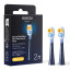 Soocas Replacement MultiClean Ultra Brush Heads For NEOS II & NEOS II Ultra, Pack of 2 - Midnight Blue