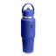 Hydro Flask Vacuum Insulated Wide Travel Bottle With Flex Straw Cap, 946ml - Capri Blue 