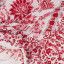 India Ink Red Floral Tablecloth - 8-Seater