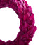 Humble & Mash Red Feather Wreath close up